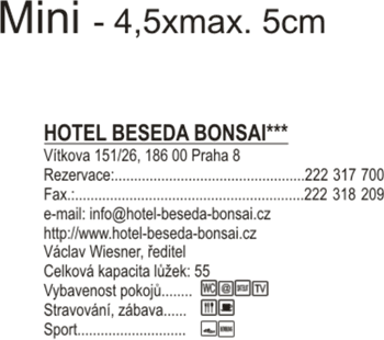 Zápis mini